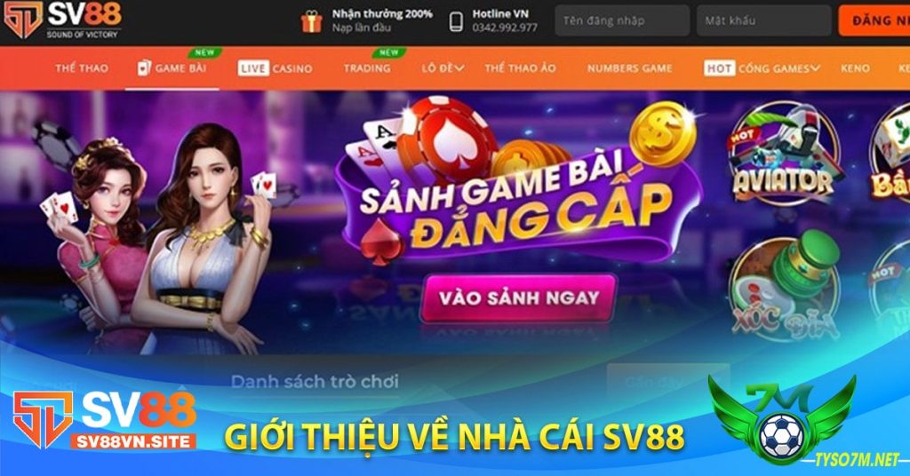 Giới thiệu về nhà cái SV88