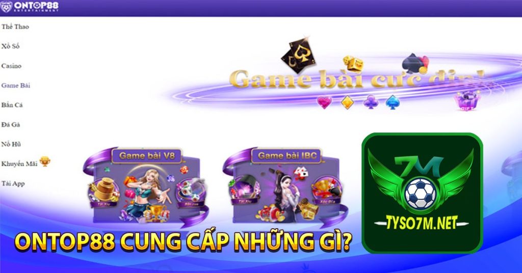 Ontop88 cung cấp những dịch vụ gì?