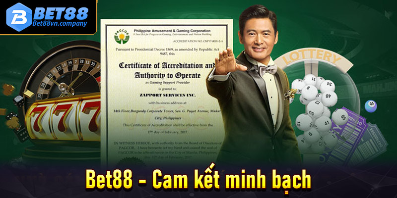 Bet88 - Cam kết minh bạch, bảo mật và uy tín trong dịch vụ cá cược